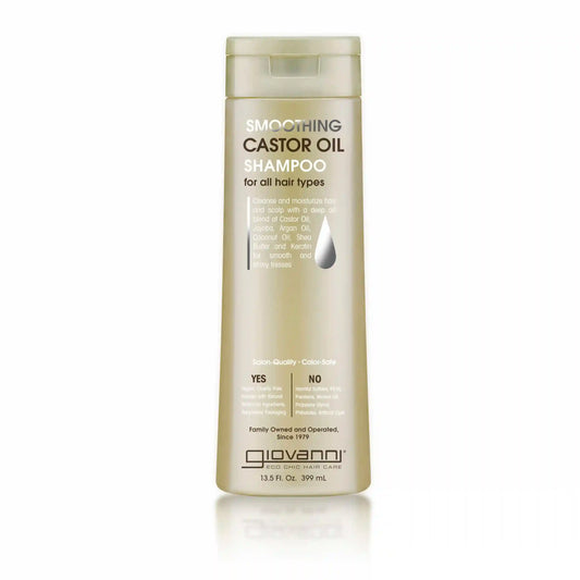 SMOOTHING CASTOR OIL SHAMPOO - 2 Sizes