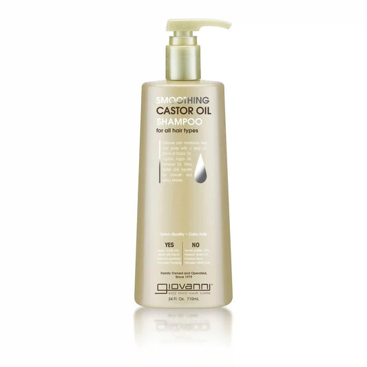 SMOOTHING CASTOR OIL SHAMPOO - 2 Sizes