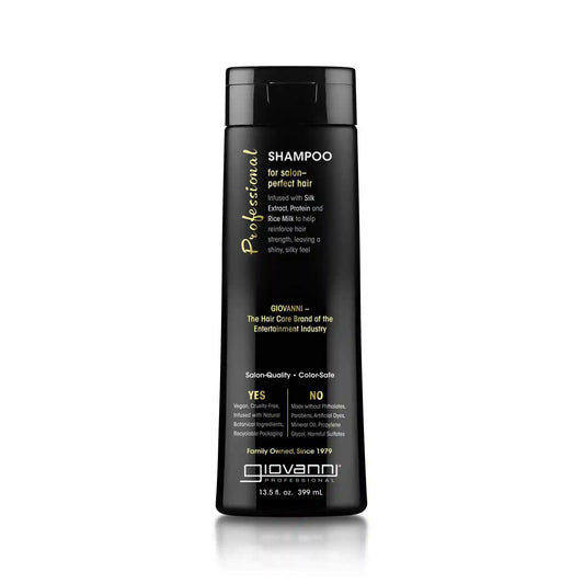 PROFESSIONAL SHAMPOO with Silk Extract, Keratin & Rice Milk - 2 sizes