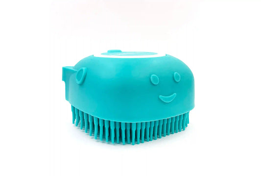 Professional Pet Care Shampoo Dispensing, Grooming & Massage Brush