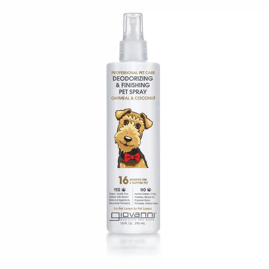 PROFESSIONAL PET DEODORIZING & FINISHING SPRAY - OATMEAL & COCONUT